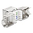 Delock Keystone Module RJ45 jack to LSA Cat.6A toolfree 90° angled shielded for cable diameter from 5.0 - 8.5 mm
