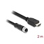Delock M12 Cable A-coded 17 pin female to HDMI male 2 m black