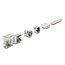Delock Keystone Module RJ45 jack to LSA Cat.6A toolfree 45° angled shielded