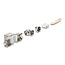 Delock Keystone Module RJ45 jack to LSA Cat.6A with metal latch tool-free 90° angled shielded