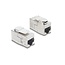 Delock Keystone Module coupler RJ45 jack to RJ45 jack Cat.6A shielded