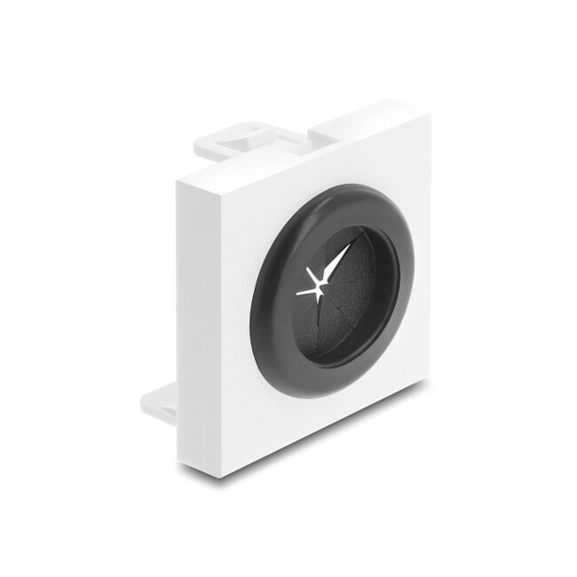 Delock Easy 45 Cable Bushing round Ø 23 mm white / black