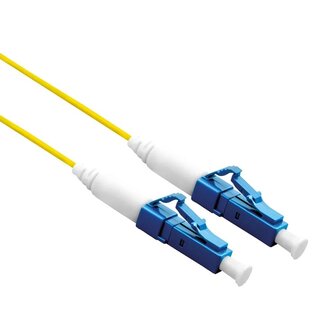 Roline LC/UPC Simplex optical fiber kabel | OS2 | LSZH | geel | 10 meter