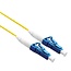 LC/UPC Simplex optical fiber kabel | OS2 | LSZH | geel | 10 meter