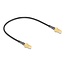 Delock Antenna Cable RP-SMA jack bulkhead to RP-SMA jack bulkhead RG-174 32 cm