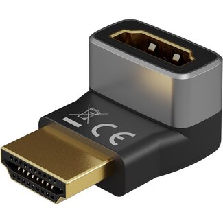 Goobay Goobay HDMI™ Angled Adapter 90° Vertical, 8K/60Hz