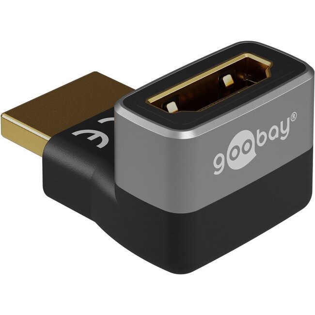 Goobay HDMI™ Angled Adapter 90° Vertical, 8K/60Hz