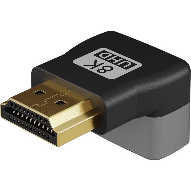 Goobay HDMI™ Angled Adapter 90° Vertical, 8K/60Hz
