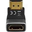 Goobay HDMI™ Angled Adapter 270° Vertical, 8K/60Hz