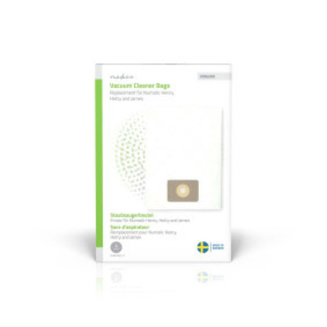 Stofzuigerzak | 4 Stuks | Synthetisch | Meest verkocht voor: Numatic Henry / Hetty / James | Wit