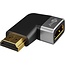 Goobay HDMI™ Angled Adapter 270° Horizontal, 8K/60Hz