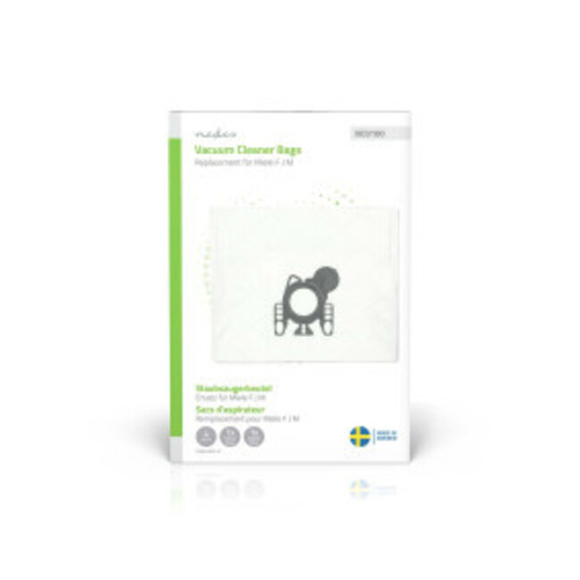 Stofzuigerzak | 4 Stuks | Synthetisch | Meest verkocht voor: Miele FJM | Wit