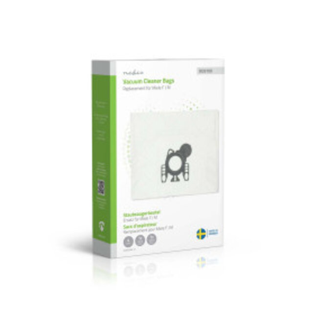 Stofzuigerzak | 4 Stuks | Synthetisch | Meest verkocht voor: Miele FJM | Wit