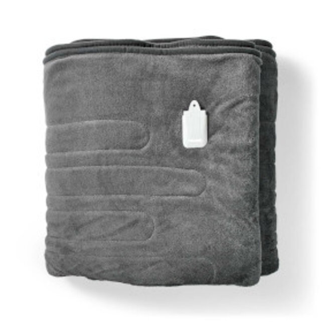 Elektrische Deken | Bovendeken | 1 Persoon | 200 x 180 cm | 9 Warmte Standen | Wasmachinebestendig | Oververhittingsbeveiliging | Digitale bediening | Fleece