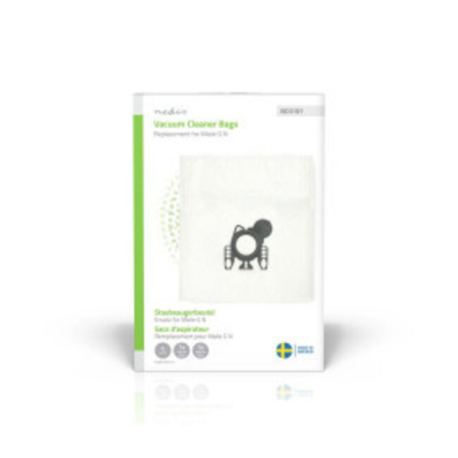 Stofzuigerzak | 4 Stuks | Synthetisch | Meest verkocht voor: Miele GN | Wit