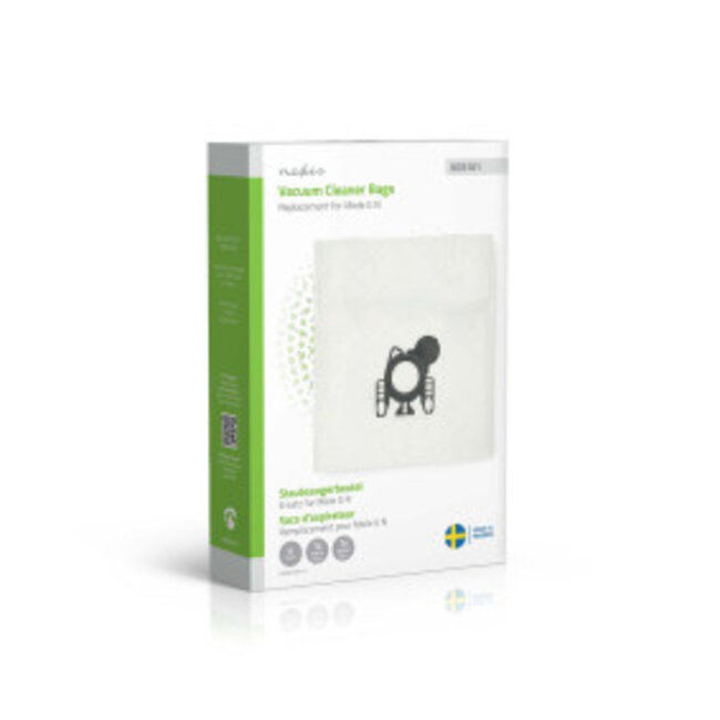 Stofzuigerzak | 4 Stuks | Synthetisch | Meest verkocht voor: Miele GN | Wit