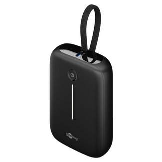 Goobay Goobay powerbank met kabel | 2x USB-C PD 20W + 1x USB-A QC | 10.000 mAh