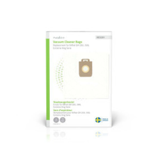 Stofzuigerzak | 4 Stuks | Synthetisch | Meest verkocht voor: Nilfisk Extreme - King Series / Nilfisk GM 200 - 599 | Wit