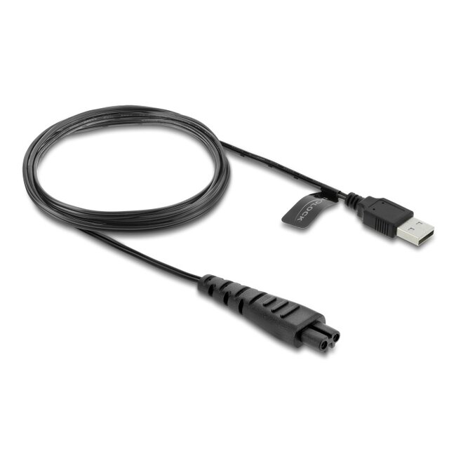 Delock USB Charging Cable 5 V for Electric Shavers compatible with Remington HC4250, MB4200, MB6850, XR1330 series - shaver charger replacement cable 1.2 m
