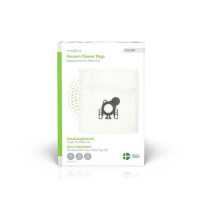 Stofzuigerzak | 8 Stuks | Synthetisch | Meest verkocht voor: Miele GN | Wit