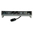 BACHMANN DESK2 1xIOTspot 2x geaard stopcontact, USB Oplader 1xABD 0,2m GST18, inox