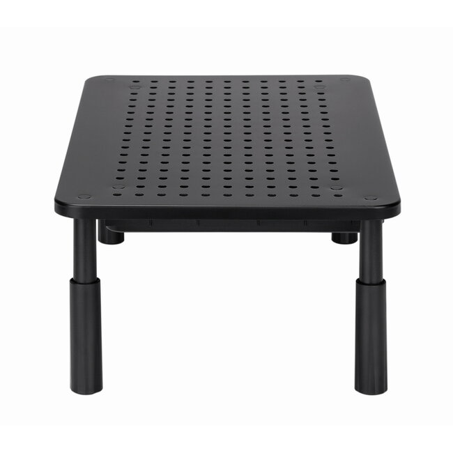 Verstelbare monitorstandaard met lade (rechthoek)