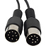 BOSSCOM DIN 8-pins / Powerlink PL4 kabel voor B&O | zwart | 30 meter