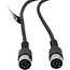 BOSSCOM premium DIN 8-pins / Powerlink PL8 kabel voor B&O | zwart | 50 meter