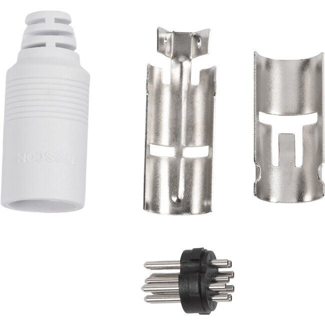 BOSSCOM DIN 8-pins / Powerlink PL8 (m) connector | wit