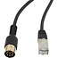 BOSSCOM RJ45 - DIN 8-pins / Powerlink PL8 (m) kabel voor B&O | zwart | 1 meter