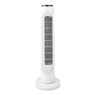 Nedis Torenventilator | 3 Snelheden | Zwenkfunctie | 50 W | Afstandsbediening | Wit / Zwart