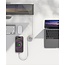 Goobay Self-Retracting USB-C™ Cable, 1 m, white;silver