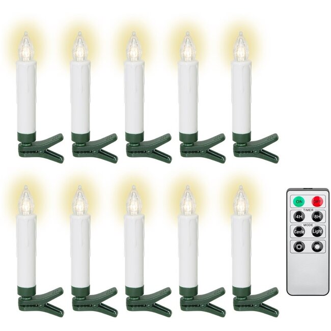 Goobay 10 Wireless LED Christmas Tree Candles