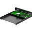 InLine® 3,5" voorpaneel, 2x USB-A + 2x USB-C, 10Gb/s, metaal, zwart