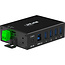 InLine® USB 3.2 Gen.1 industriële hub, 4 poorten, aluminium, met voeding