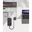 Goobay Self-Retracting USB-C™ Cable, 1 m, black;silver