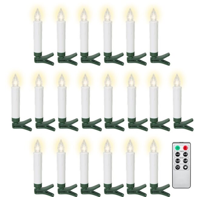 Goobay 20 Wireless LED Christmas Tree Candles