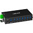 InLine® USB 3.2 Gen.1 industriële hub, 7 poorten, aluminium, met voeding