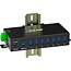 InLine® USB 3.2 Gen.1 industriële hub, 7 poorten, aluminium, met voeding