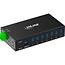 InLine® USB 3.2 Gen.1 industriële hub, 7 poorten, aluminium, met voeding