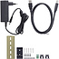 InLine® USB 3.2 Gen.1 industriële hub, 7 poorten, aluminium, met voeding