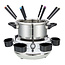 Elektrische fondue 2L 1200W Roestvrij Staal / Wit