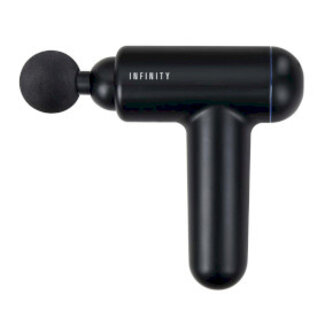Oplaadbaar massagepistool 4 koppen Zwart
