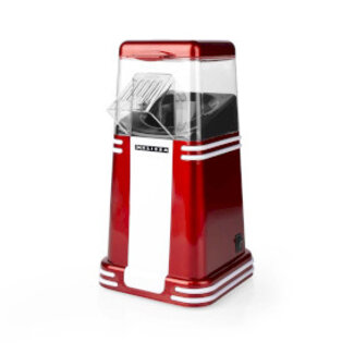 Popcornmaker | 60 g | 1200 W | 2 - 4 min | Rood/Wit