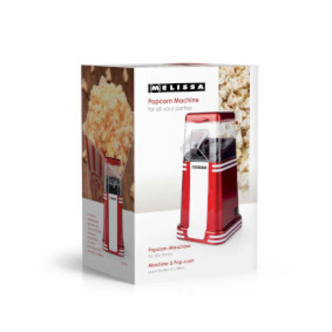 Popcornmaker | 60 g | 1200 W | 2 - 4 min | Rood/Wit