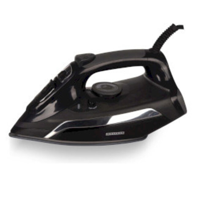 Stoomstrijkijzer met keramische zool 2500W Zwart