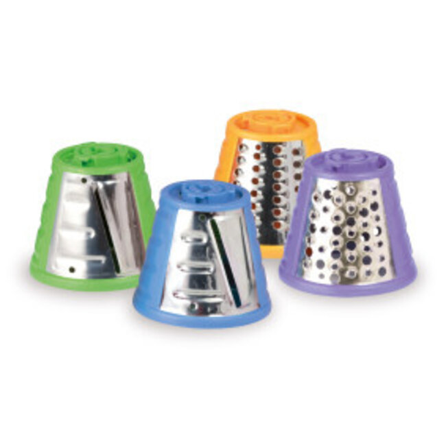 Groentesnijder en sorbetijsmachine / Comfortcook in één met 5 opzetstukken