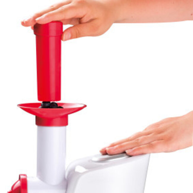 Groentesnijder en sorbetijsmachine / Comfortcook in één met 5 opzetstukken