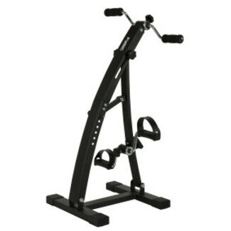 Dubbele fiets met display Zwart