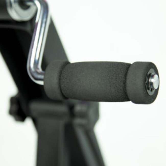 Dubbele fiets met display Zwart